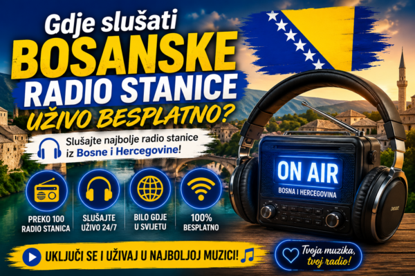 Gdje slušati bosanske radio stanice uživo besplatno? - ExYu Radio Stanice